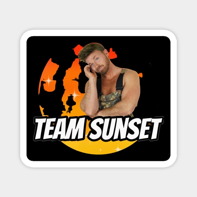 Team Sunset Magnet by Weathering Rainbows