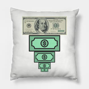 Shrinking dollar Pillow