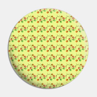 Kitchen Pattern Neck Gaiter Tomato Red Tomatoes Gator Green Tomatoes Pin