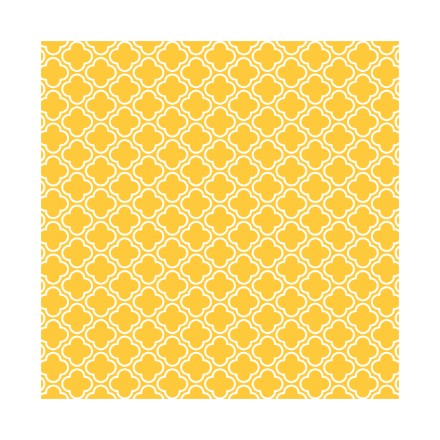 Yellow Circle Pattern by Rosemogo