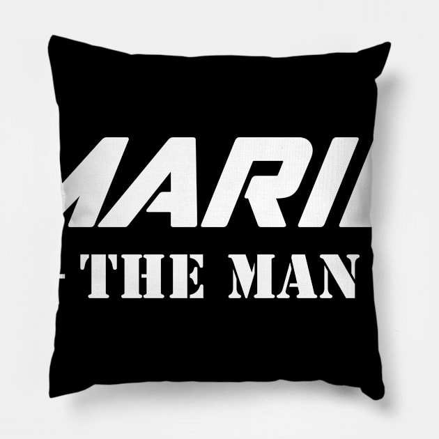 Marie The Man | Team Marie | Marie Surname Pillow by Carbon