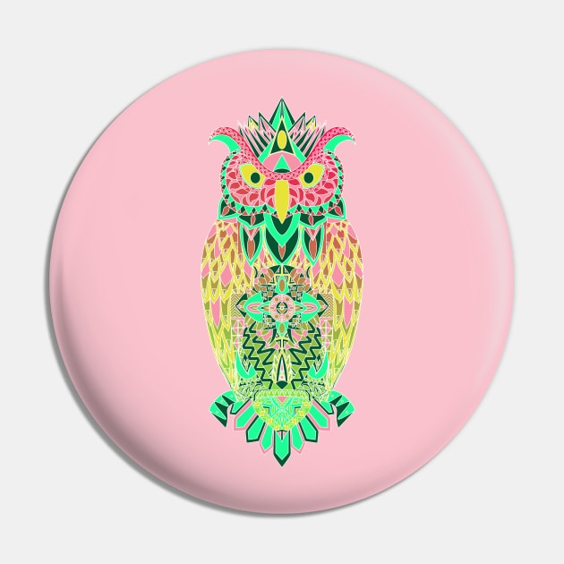 owl of wisdom pattern ecopop in boho style Pin by jorge_lebeau