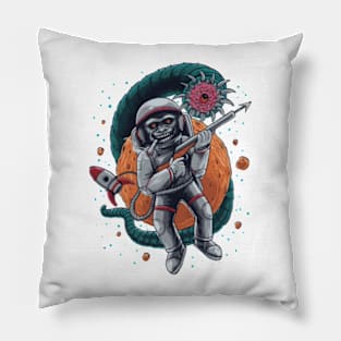 Simian Sentinel: The Battle of the brave monkey in the Void Pillow