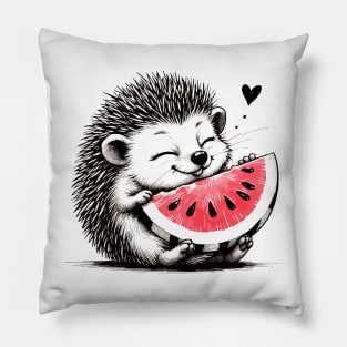 Blissful Hedgehog Delight Pillow