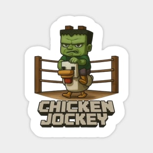 Minecraft Chicken Jockey Gamers Video Game Magnet