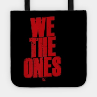 The Bloodline We The Ones Big Red Distressed Text Logo Tote