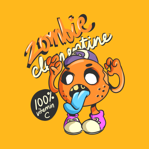 Zombie Clementine by Monicherrie