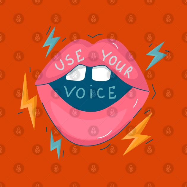 Use Your Voice by Fit-tees