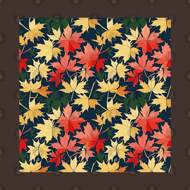 Maple leaf pattern by designfurry 