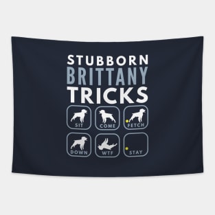 Stubborn Brittany Spaniel Tricks - Dog Training Tapestry