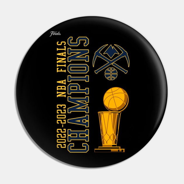 NBA CHAMPS Pin by Buff Geeks Art