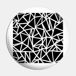 Abstract Outline Thick Black Pin