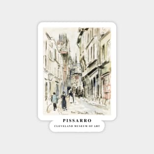 Pissarro exhibition wall art design Magnet