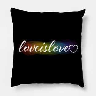 Love is Love Rainbow Pillow