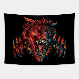 Dragon Shirt Ripped Tapestry