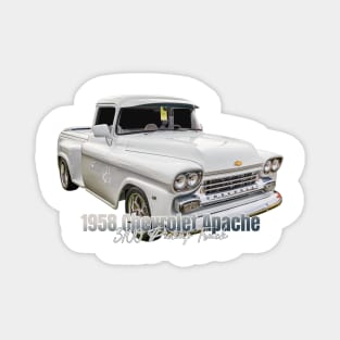 1958 Chevrolet Apache 3100 Pickup Truck Magnet