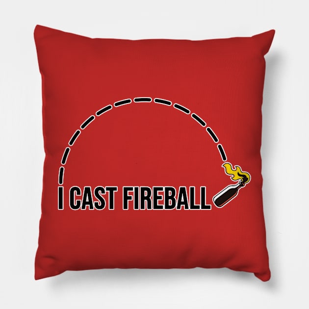 I CAST FIREBALL Pillow by INLE Designs