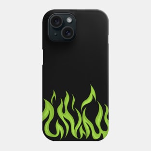 Green Fire Phone Case