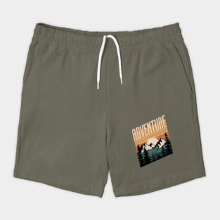 Adventure Mountain Sunset Nature Design Shorts