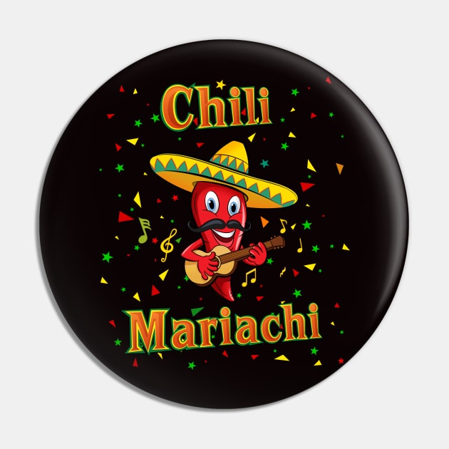 Chili Mariachi Pin by Peter Awax