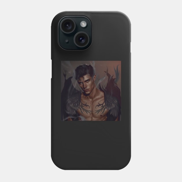 Azriel Fanart - ACOTAR SJM Phone Case by harjotkaursaini