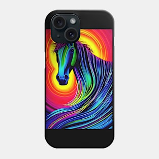 Psychedelic Pop art - HORSE Phone Case