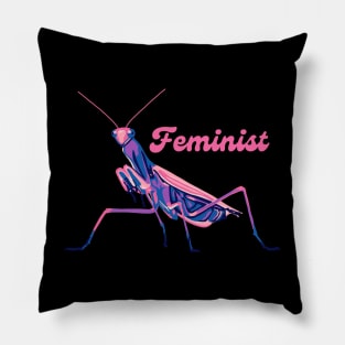 Praying Mantis is a Feminist Pillow