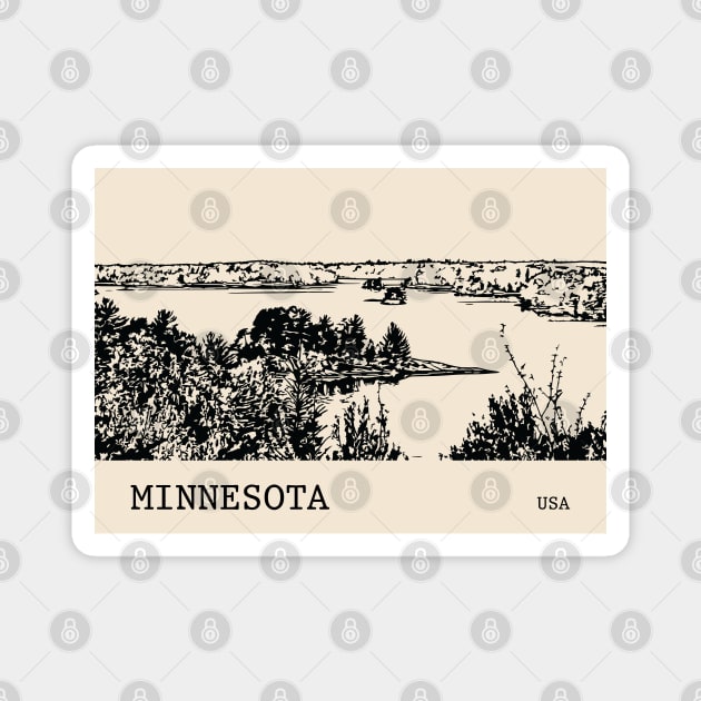 Minnesota USA Magnet by Lakeric