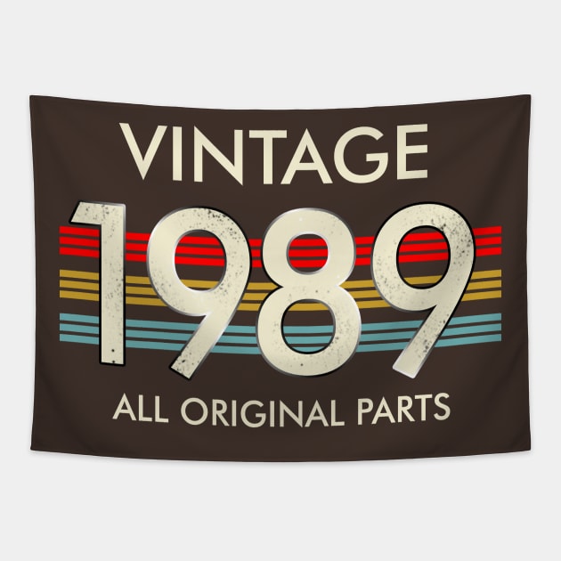 Vintage 1989 All Original Parts Tapestry by louismcfarland