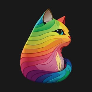 Cat Rainbow T-Shirt