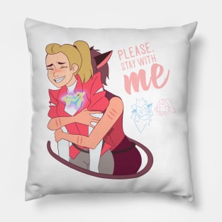 Catra & Adora - '' Please, stay with me. '' Pillow