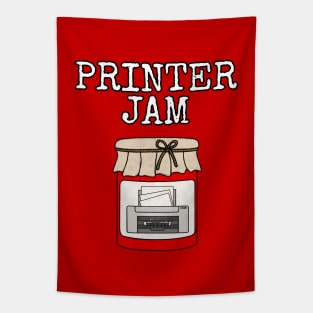 Printer Jam, IT Technician, Office Humour Tapestry