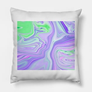 Purple Paint Holographic Pillow