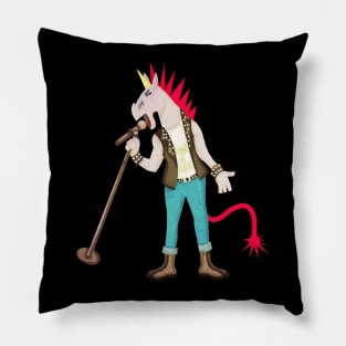 Punk Unicorn Pillow