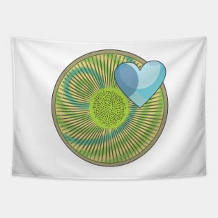 Diatom - Fascinorbis (green) Tapestry