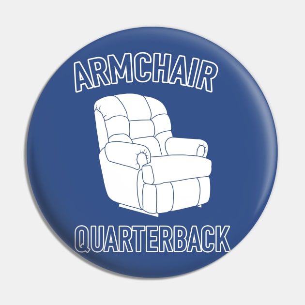 Armchair Quarterback Pin by pencilnekarts