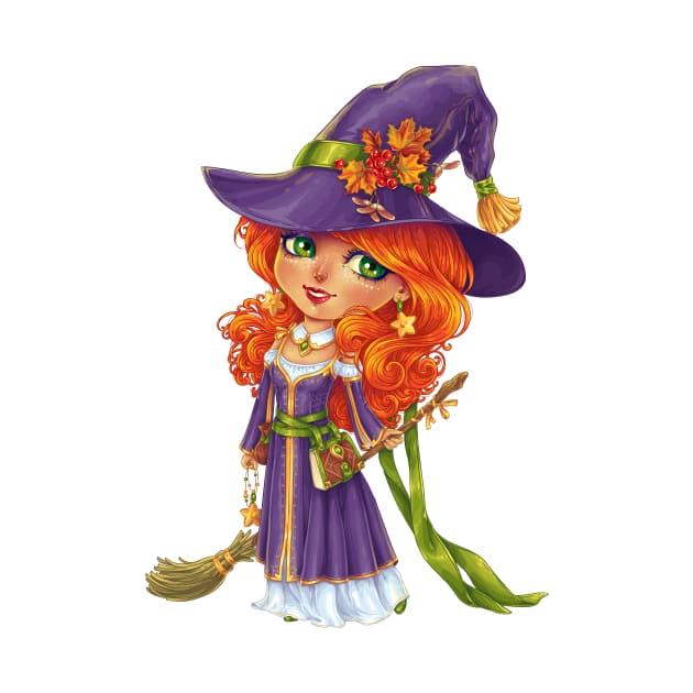 Hallowween Witch Chibi by Dimary