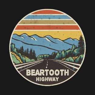 Beartooth Highway Montana Wyoming Mountains T-Shirt