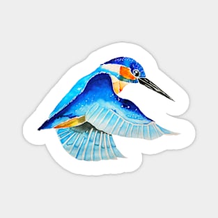 hummingbird blue Magnet