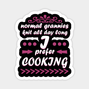Cooking Grandma Kitchen Cooking Gift Birthday Magnet