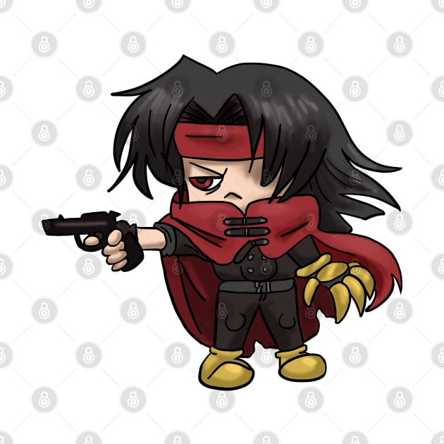 Vincent Valentine Chibi Final Fantasy 7 by Gamers Utopia