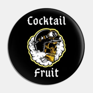 Cocktail fruit vintage Pin