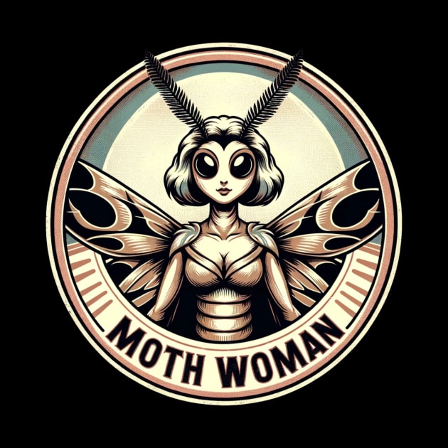 Moth Woman, Moth Man Meme, Funny Cryptid Sci-Fi by ThatVibe