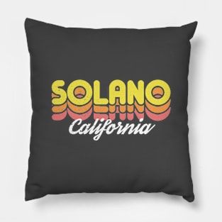 Retro Solano California Pillow