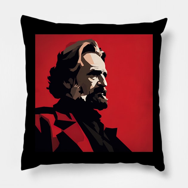 Giuseppe Verdi Pillow by ComicsFactory