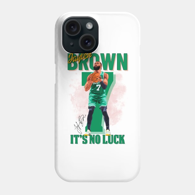 Jaylen Brown Aesthetic Tribute 〶 Phone Case by Terahertz'Cloth