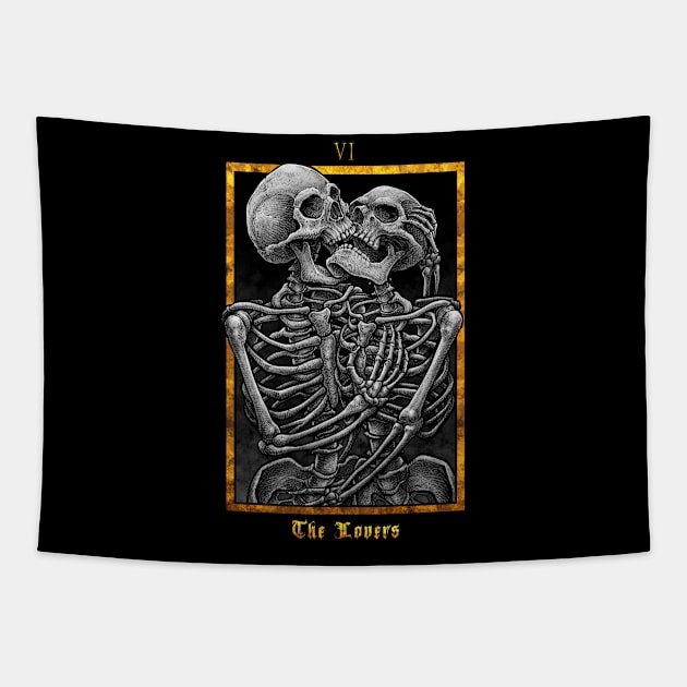 The Lovers tarot VI Tapestry by Winya