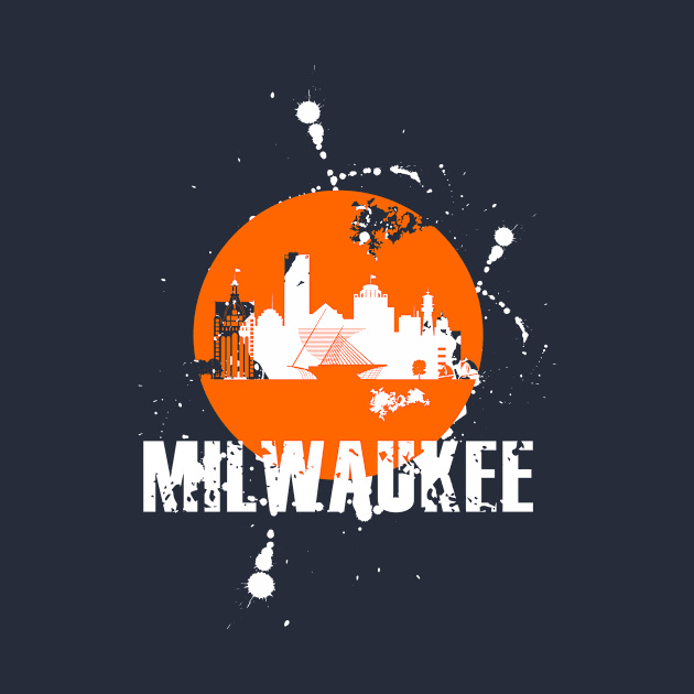 Milwaukee skyline by DimDom