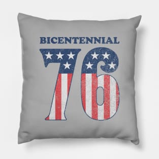 Bicentennial 76 (faded) Pillow