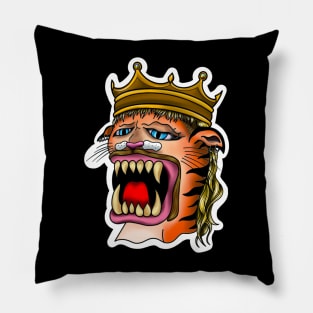 Sucky Panther Tiger King Pillow